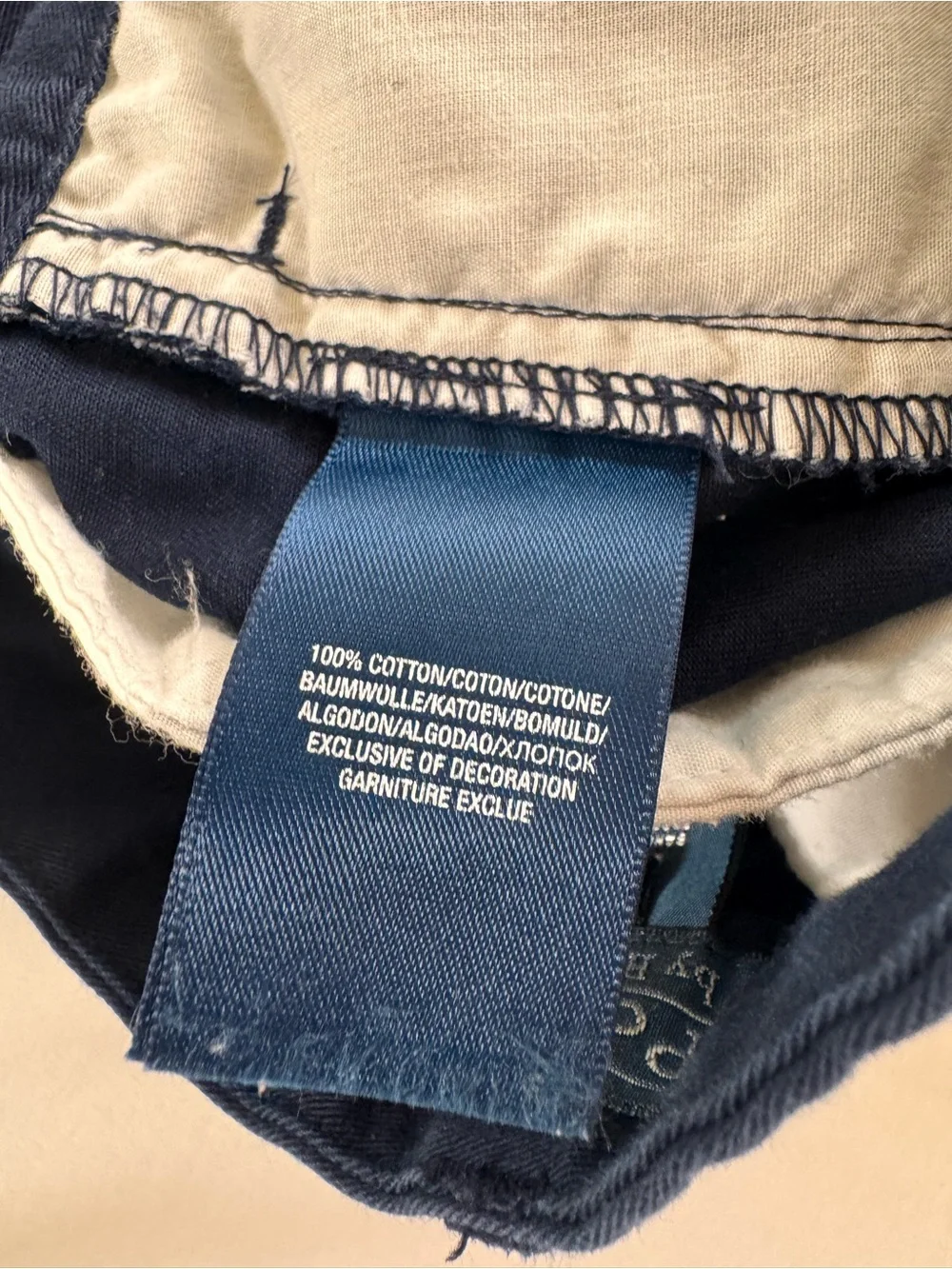 Polo Ralph Lauren Navy Blue Chino Pants